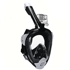 Mascara Subaquática de De Mergulho Gold Sports Sea Full Face com Snorkel - Foto 3