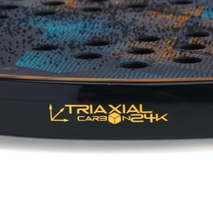 Raquete Beach Tennis Mormaii Vini Font Ii Carbono 24K - Foto 3