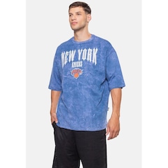 Camiseta Nba Gothic Team New York Knicks Nba - Masculina - Foto 4