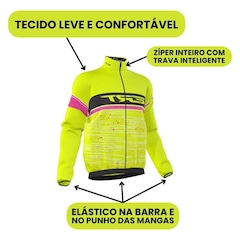 Jaqueta Corta Vento Ciclismo Ert Cycling Team - Feminina - Foto 3