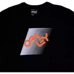 Camiseta Oakley Striped B1B Wt24 - Masculina - Foto 3