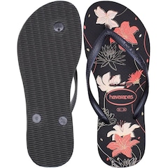 Chinelo de Dedo Havaianas Slim Organic 2 Floral - Feminino - Foto 3