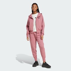 Jaqueta de Moletom Com Capuz adidas Z.N.E. Full-Zip - Feminina - Foto 7