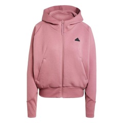 Jaqueta de Moletom Com Capuz adidas Z.N.E. Full-Zip - Feminina - Foto 1