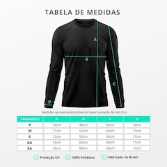 Camiseta Manga Longa Dellas Fit Térmica Proteção Solar Uv Dry - Feminina - Foto 3