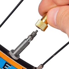 Kit 10 Unidades Adaptador Válvula Presta Bike Bico Fino P/ Grosso - Foto 4