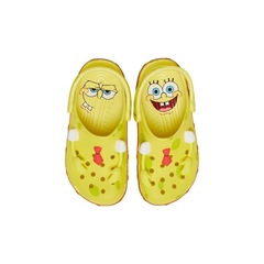 Sandália Crocs Classic Bob Esponja Clog Banana - Unissex - Foto 5