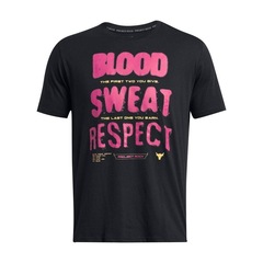 Camiseta Under Armour Project Rock Blood Sweat Respect Graphic - Masculina - Foto 3