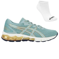 KIT TÊNIS ASICS GEL-QUANTUM 180 FLY + MEIA MASCULINO - Foto 8