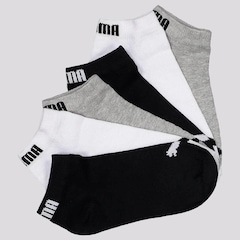 Meia Sapatilha Puma - 6 Pares - Infantil - Foto 1