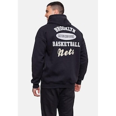 Blusão De Moletom Com Capuz NBA Conference Brooklyn Nets - Masculino - Foto 2