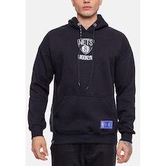 Blusão De Moletom Com Capuz NBA Conference Brooklyn Nets - Masculino - Foto 3