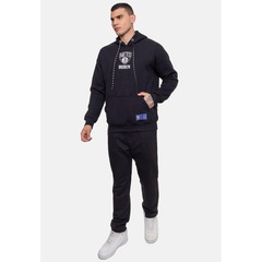 Blusão De Moletom Com Capuz NBA Conference Brooklyn Nets - Masculino - Foto 5