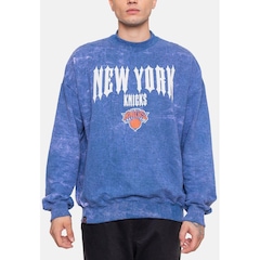 Blusão De Moletom Com Capuz NBA Gothic Team New York Knicks - Masculino - Foto 3