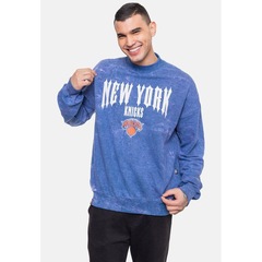 Blusão De Moletom Com Capuz NBA Gothic Team New York Knicks - Masculino - Foto 4