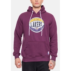 Blusão De Moletom Com Capuz Nba Basketball Los Angeles Lakers - Masculino - Foto 3