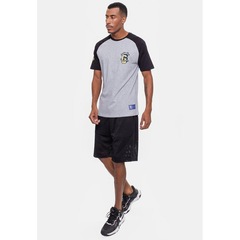 Camiseta NBA Logo Flag Golden State Warriors - Masculina - Foto 5