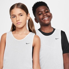 Camiseta Regata Nike Dri-Fit Dupla Face - Infantil - Foto 3