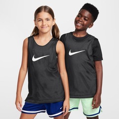 Camiseta Regata Nike Dri-Fit Dupla Face - Infantil - Foto 5