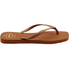 Chinelo Havaianas Slim Square Logo Pop Up - Feminino - Foto 2