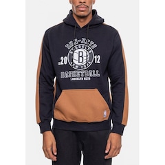 Blusão De Moletom Com Capuz NBA Team Town Brooklyn Nets - Masculino - Foto 3