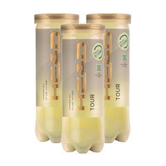 Bolas de Tênis Head Tour 3B 3 Tubos 9 Bolas - Foto 1