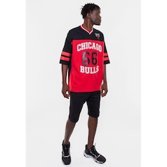 Camiseta Nba Oversized Football Chicago Bulls - Masculina - Foto 2