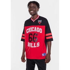 Camiseta Nba Oversized Football Chicago Bulls - Masculina - Foto 4