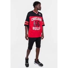 Camiseta Nba Oversized Football Chicago Bulls - Masculina - Foto 5