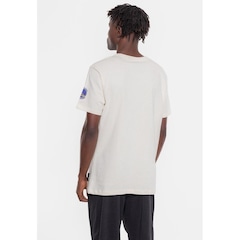 Camiseta NBA Floco Golden Stante Warriors - Masculina - Foto 4