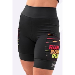 Bermuda Compressão Hupi Longa Run - Feminina - Foto 1