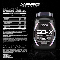 Kit Whey Protein Iso - X Complex 900G - Xpro Nutrition + Bcaa 250G - Universal - Foto 2