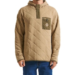 Blusão com Capuz Hurley Russel 1/4 Snap Fleece Po Wt24 Masculina - Foto 1