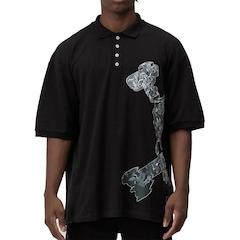 Camisa Polo Oakley Polo Back To Skul - Masculina - Foto 1