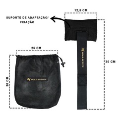 Fita de Resistência e Treinamento Suspenso Trx Gold Sports Powrer Adulto - 150 Kgs - Foto 3