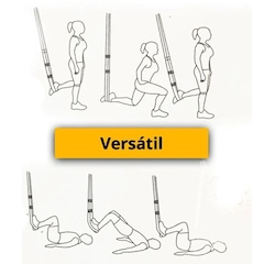 Fita de Resistência e Treinamento Suspenso Trx Gold Sports Powrer Adulto - 150 Kgs - Foto 4