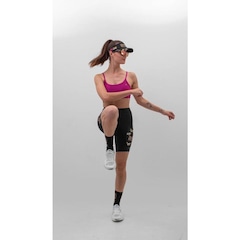Bermuda de Compressão Hupi Run Longa Colors - Feminina - Foto 5