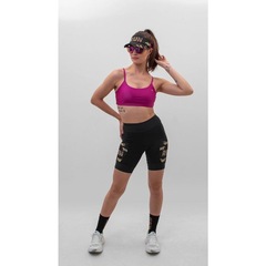 Bermuda de Compressão Hupi Run Longa Colors - Feminina - Foto 6