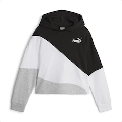 Blusão de Moletom com Capuz Puma Power Cat Hoodie Tr G - Infantil - Foto 3