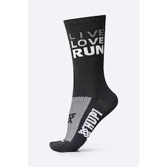 Meia Cano Longo Hupi Live Love Run - Unissex - Foto 1