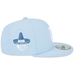 Boné New Era 59Fifty Mlb Los Angeles Dodgers Patch - Infantil - Foto 7