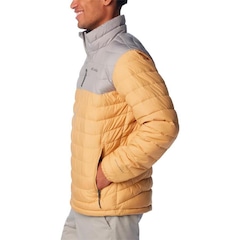 Jaqueta Columbia Powder Lite Amarelo Masculina - Foto 7