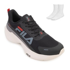 TÊNIS FILA PROGRESS LITE + MEIA - MASCULINO - Foto 1