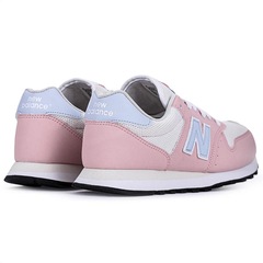 Tênis New Balance 500V2 Rosa E Azul - Feminino - Foto 4