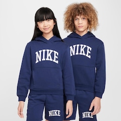 Blusão com Capuz Nike Sportswear Club Fleece - Infantil - Foto 1