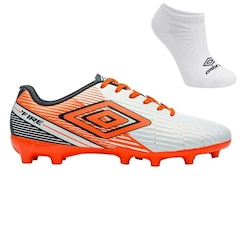 Chuteira de Campo Umbro Fire + Par de Meia - Adulto - Foto 1