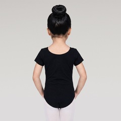 Collant Ballet Vya Fit Meia Manga Liso - Infantil - Foto 2