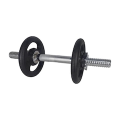 Barra Maciça 40 Cm Up Lift Recartilhada com Rosca Unissex - Foto 5