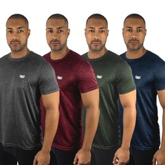 Camiseta Color Sports Dry Mescla - 4 Unidades -  Masculina - Foto 3