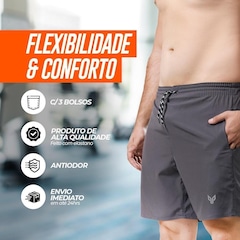Short Performance Wear 3 Bolsos - Masculina - Foto 4